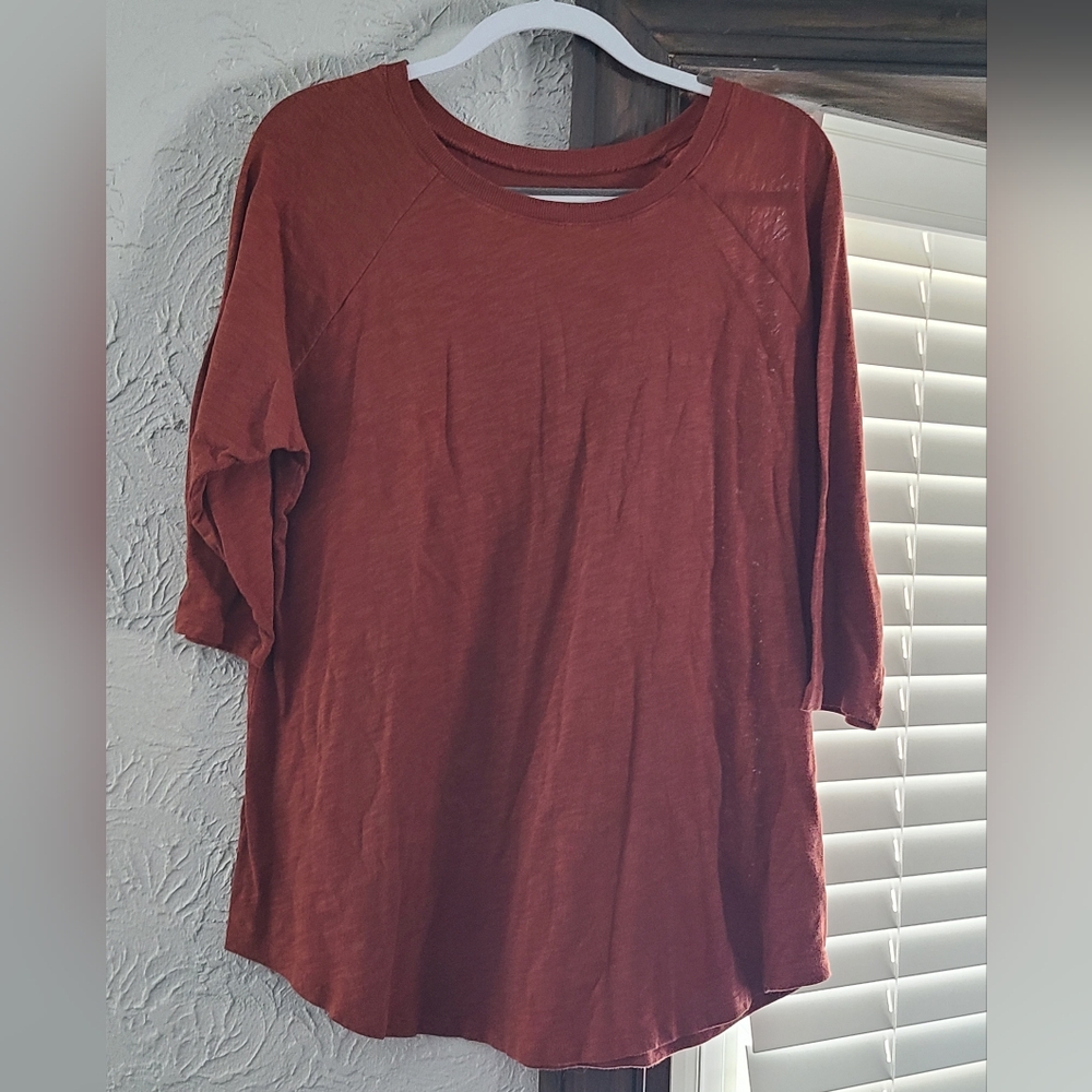 Torrid Classic Fit Super Soft Slub Crew Raglan Tee